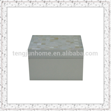 white mother of shell jewelry box box wholesale jewelry gift box